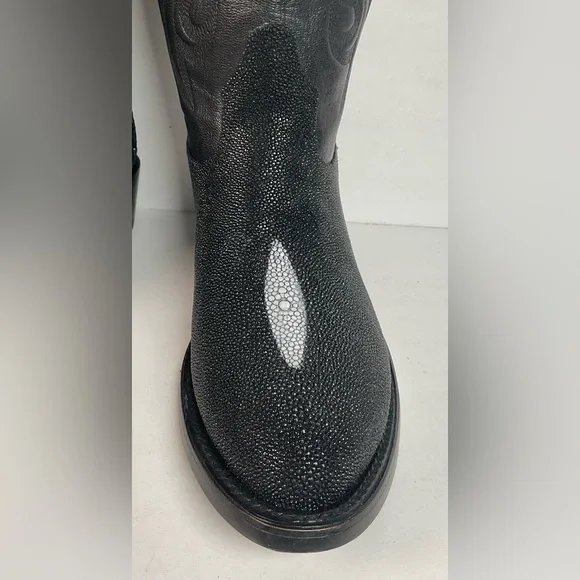 Los Altos Sea Stingray Cowboy Boots 10 D Exotic